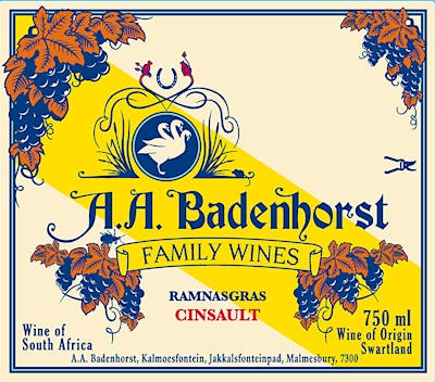 Label for A.A. Badenhorst Family