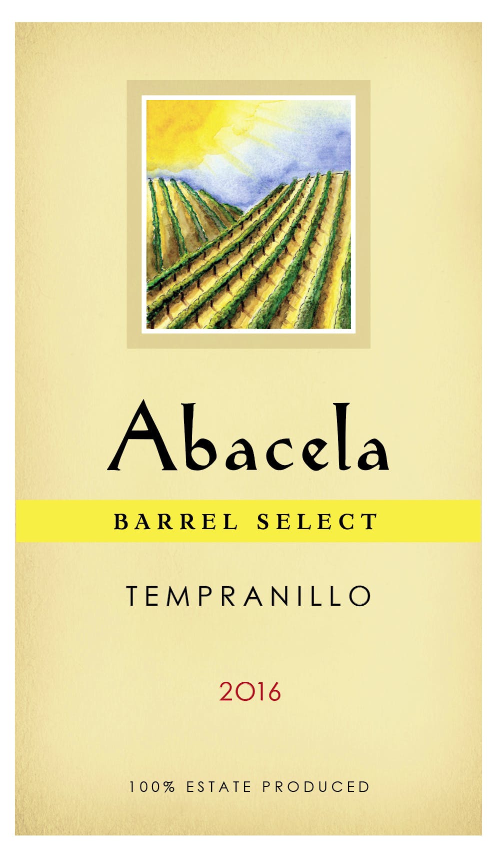 Label for Abacela