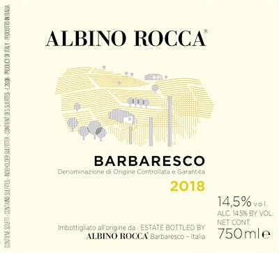 Label for Albino Rocca