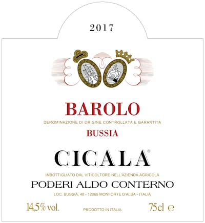 Label for Aldo Conterno