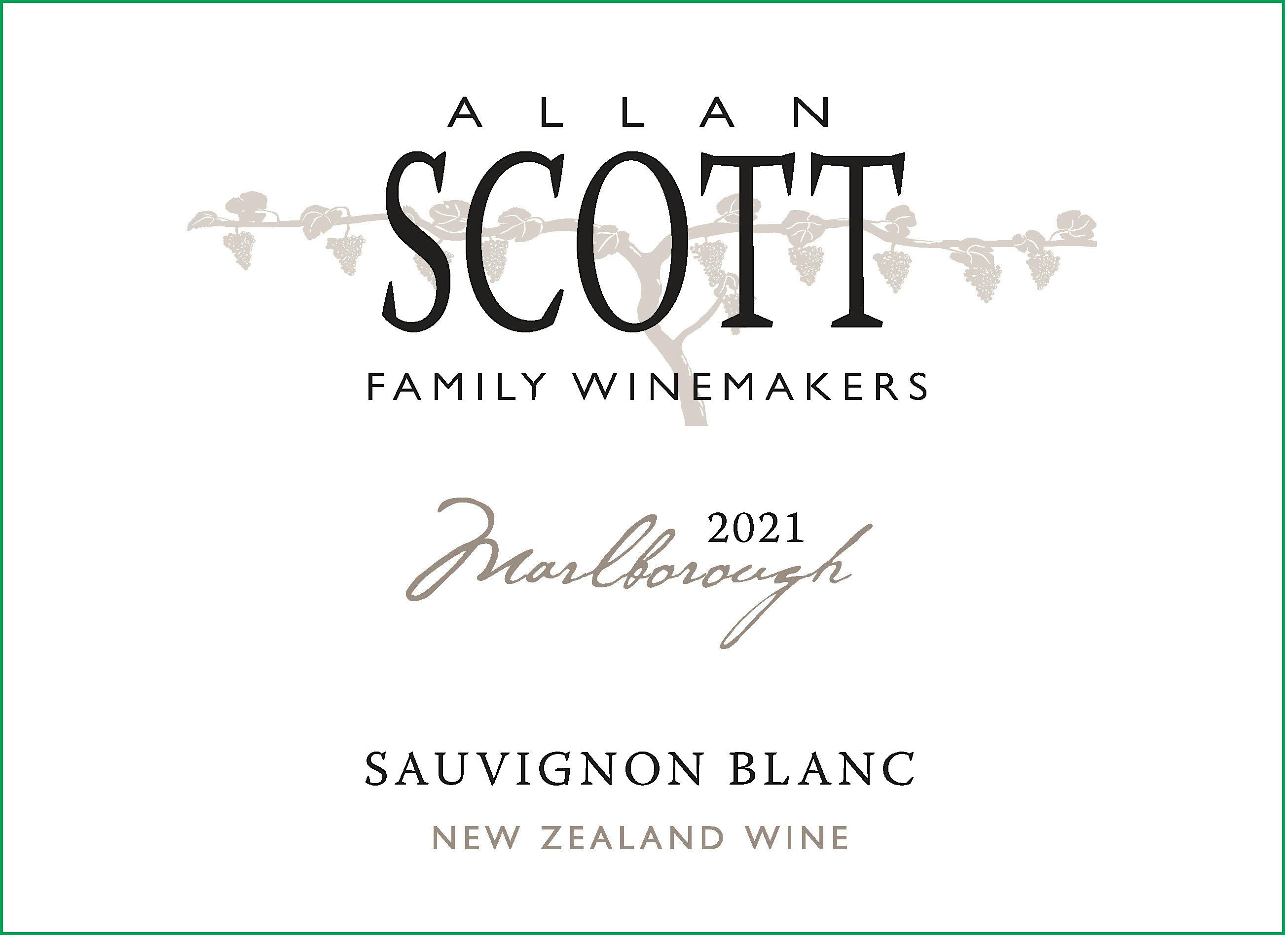 Label for Allan Scott