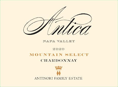 Label for Antica Napa Valley