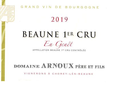 Label for Arnoux Père & Fils
