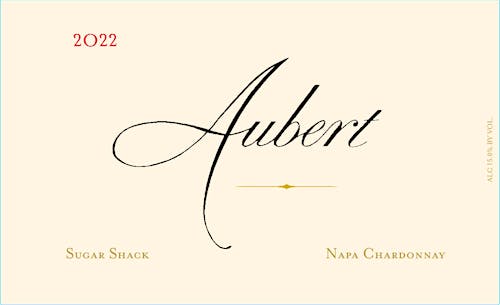 aubertchardonnay-napa-sugar-shack Label