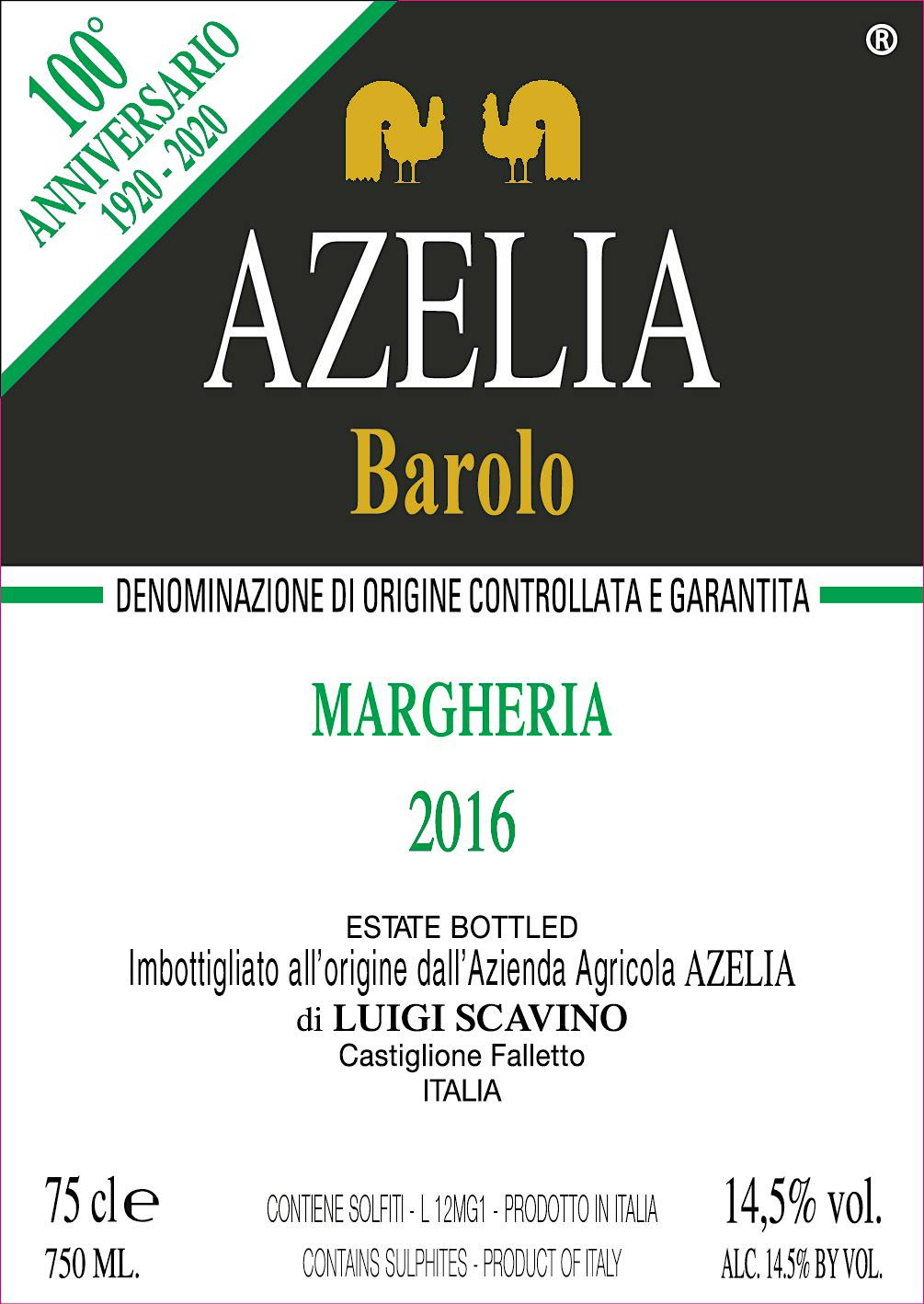 Label for Azelia