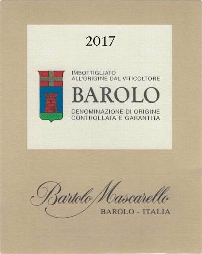 Label for Bartolo Mascarello