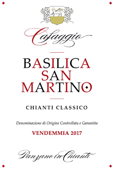 Label for Basilica Cafaggio