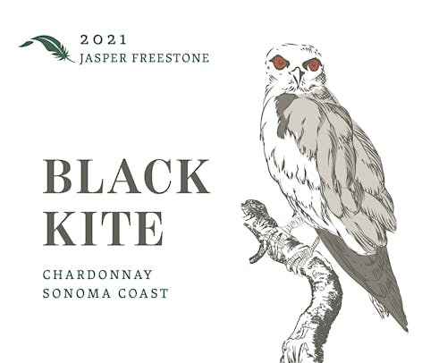 black-kitechardonnay-sonoma-coast-jasper-freestone Label