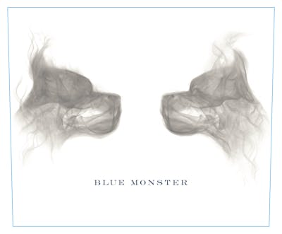 Label for Blue Monster