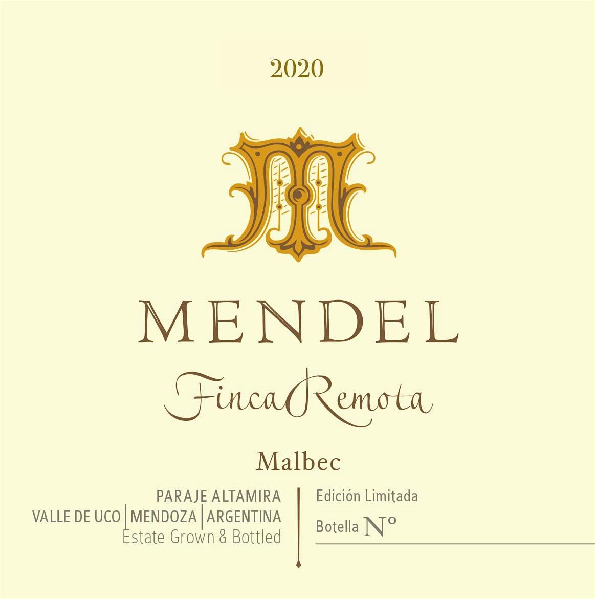 Label for Bodega Mendel