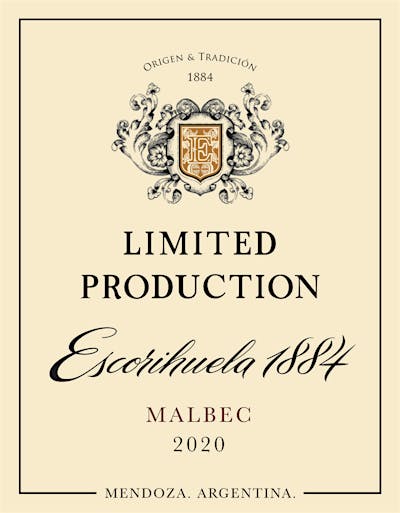 Label for Bodegas Escorihuela Gascón