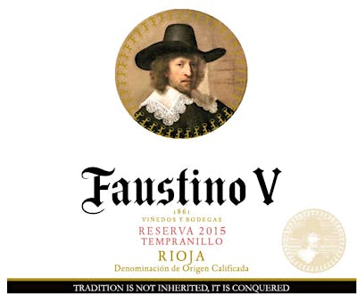 Label for Bodegas Faustino