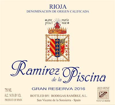 Label for Bodegas Ramírez