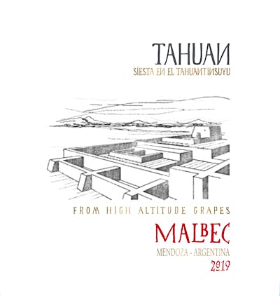 Label for Bodegas Tahuan
