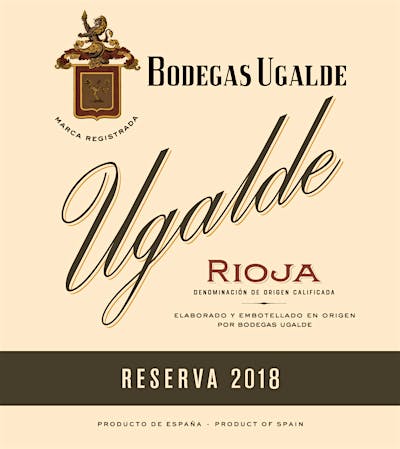 Label for Bodegas Ugalde