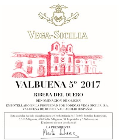 Label for Bodegas Vega Sicilia