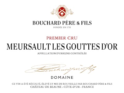 Label for Bouchard Père & Fils