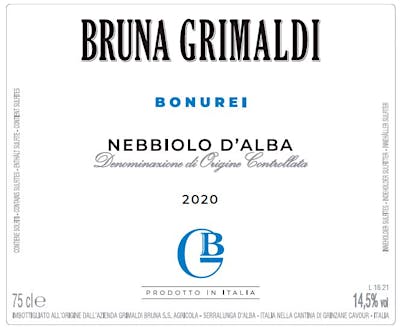 Label for Bruna Grimaldi