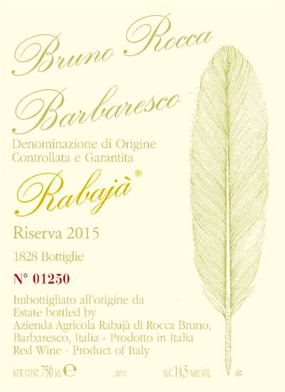 Label for Bruno Rocca