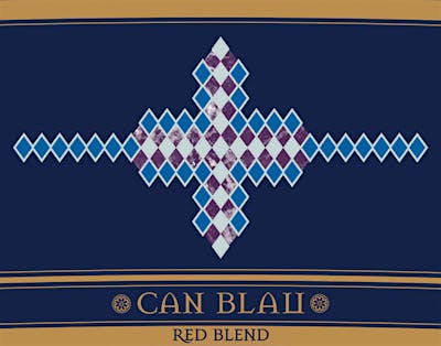 Label for Can Blau