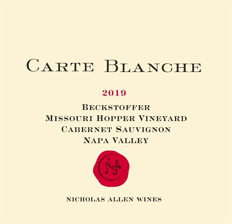 Label for Carte Blanche