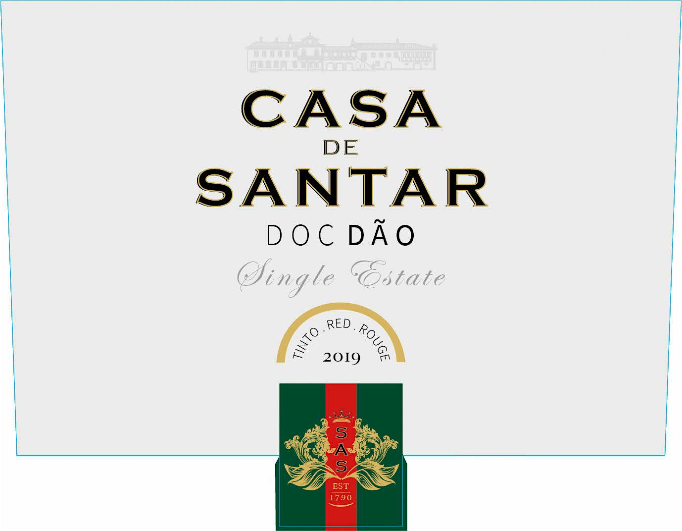 Label for Casa de Santar