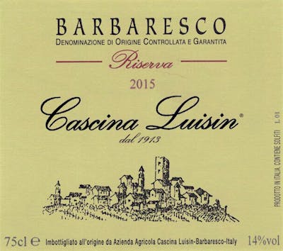 Label for Cascina Luisin
