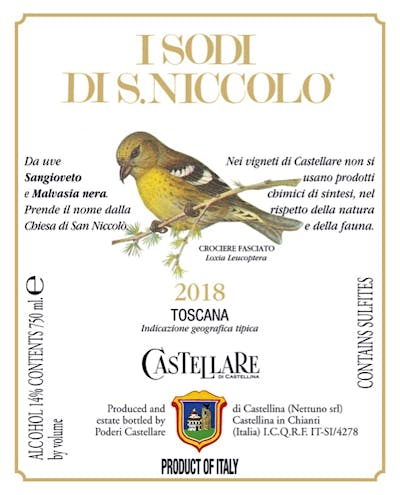 Label for Castellare di Castellina