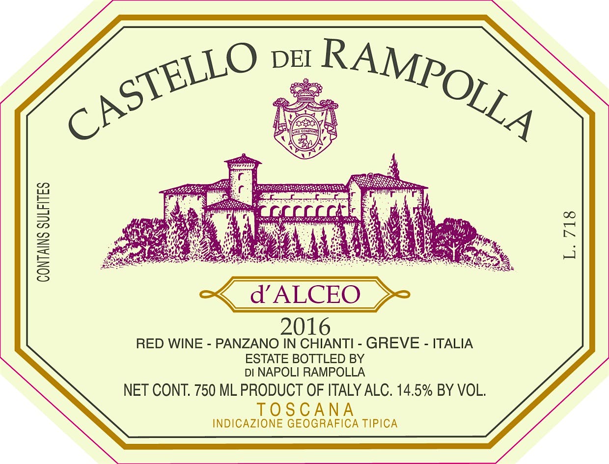 Label for Castello dei Rampolla