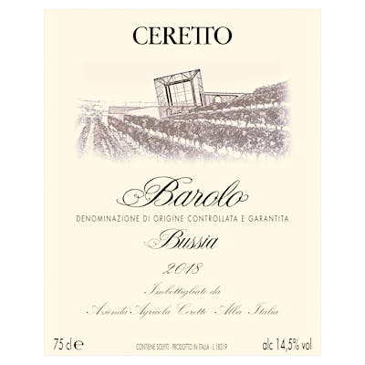 Label for Ceretto