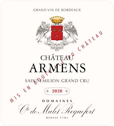 Label for Château Armens