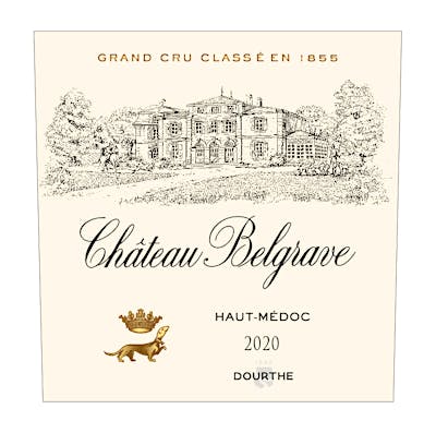 Label for Château Belgrave