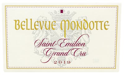 Label for Château Bellevue-Mondotte