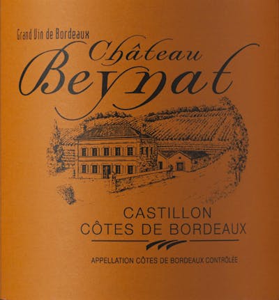 Label for Château Beynat
