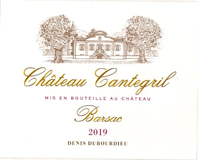 Label for Château Cantegril