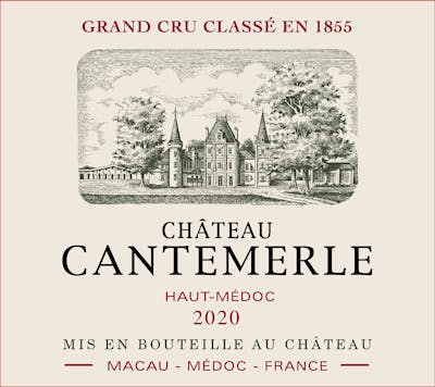 Label for Château Cantemerle