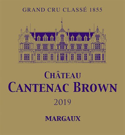 Label for Château Cantenac-Brown