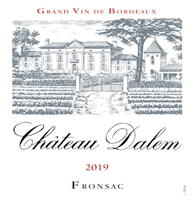 Label for Château Dalem