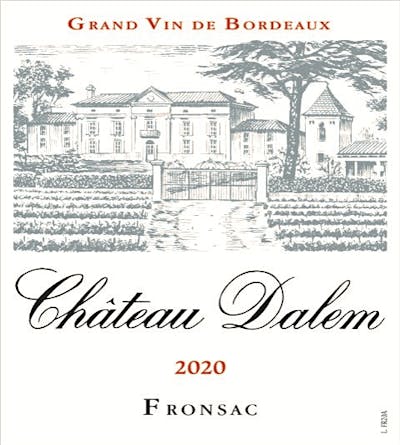 Label for Château Dalem