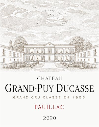 Label for Château Grand-Puy Ducasse