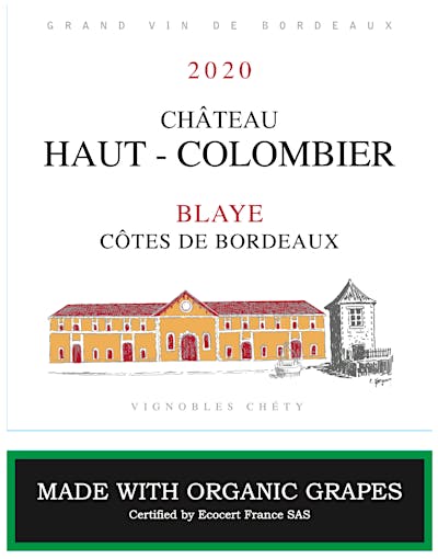 Label for Château Haut-Colombier