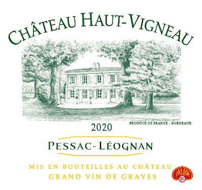Label for Château Haut-Vigneau