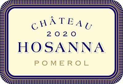 Label for Château Hosanna