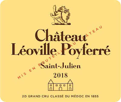 Label for Château Léoville Poyferré