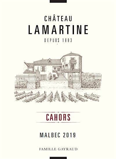 Label for Château Lamartine
