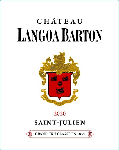 Label for Château Langoa Barton