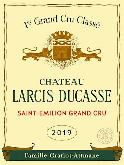Label for Château Larcis Ducasse