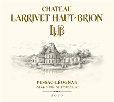 Label for Château Larrivet Haut-Brion