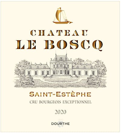 Label for Château Le Boscq