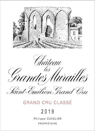 Label for Château Les Grandes Murailles